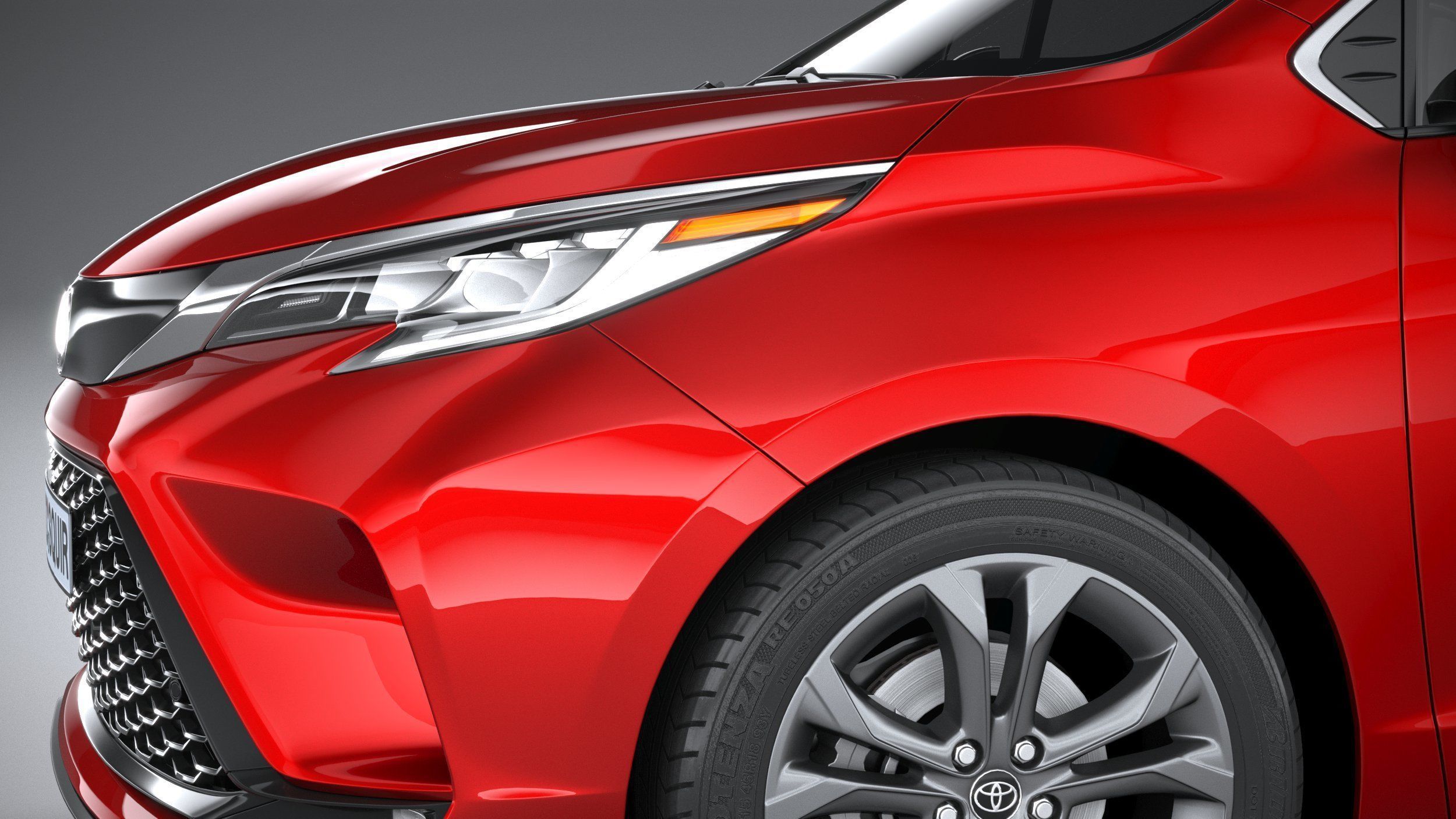 Toyota Sienna XSE 2021 3D model_3