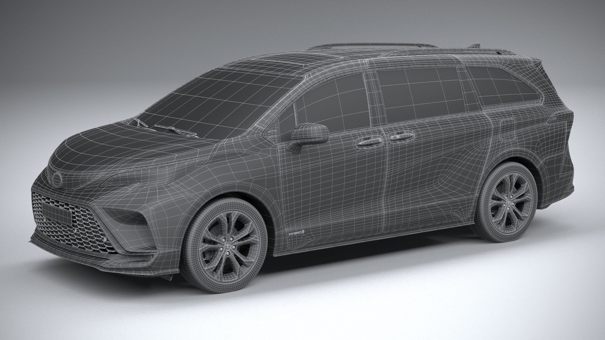 Toyota Sienna XSE 2021 3D model_28