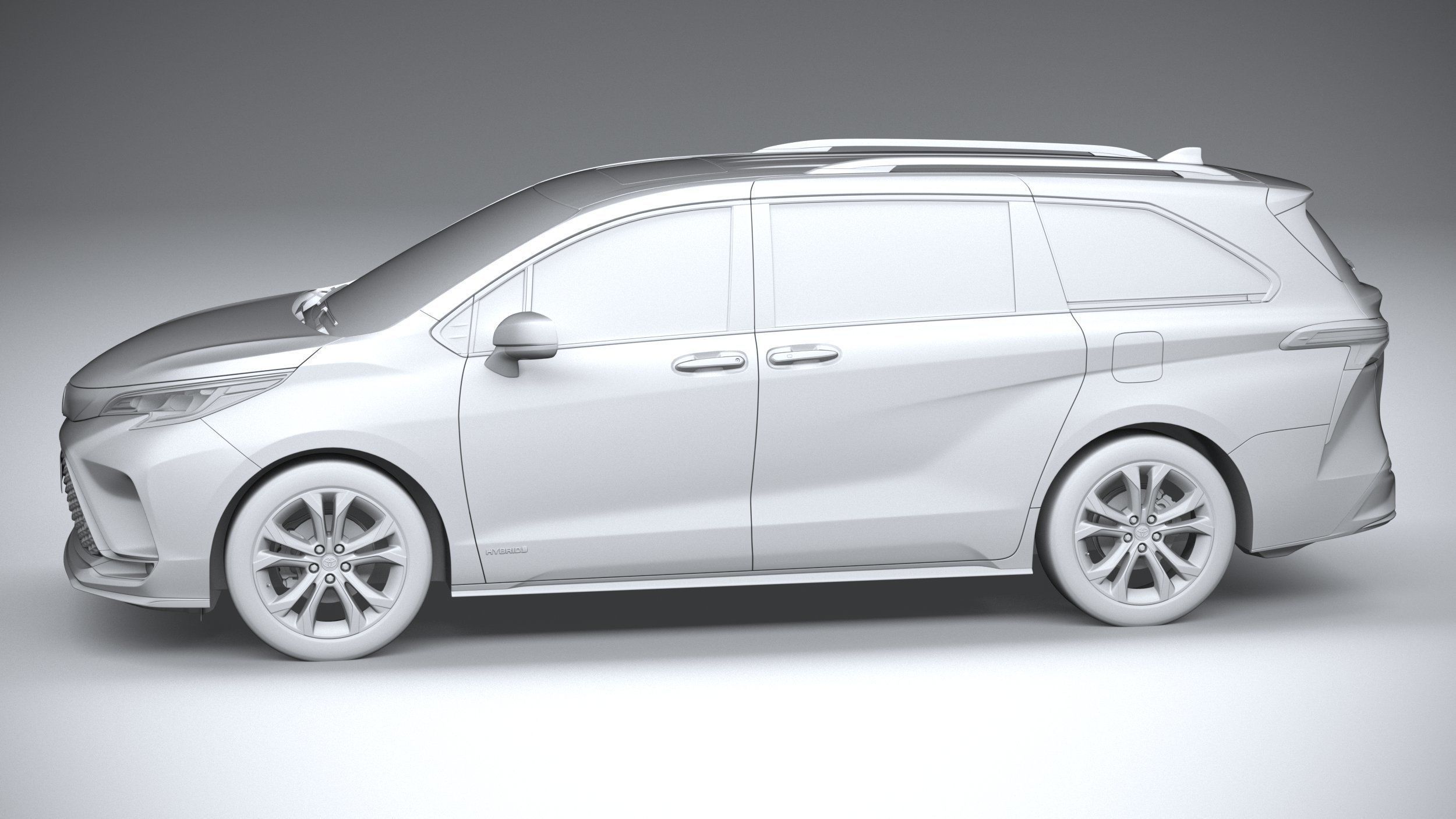 Toyota Sienna XSE 2021 3D model_22