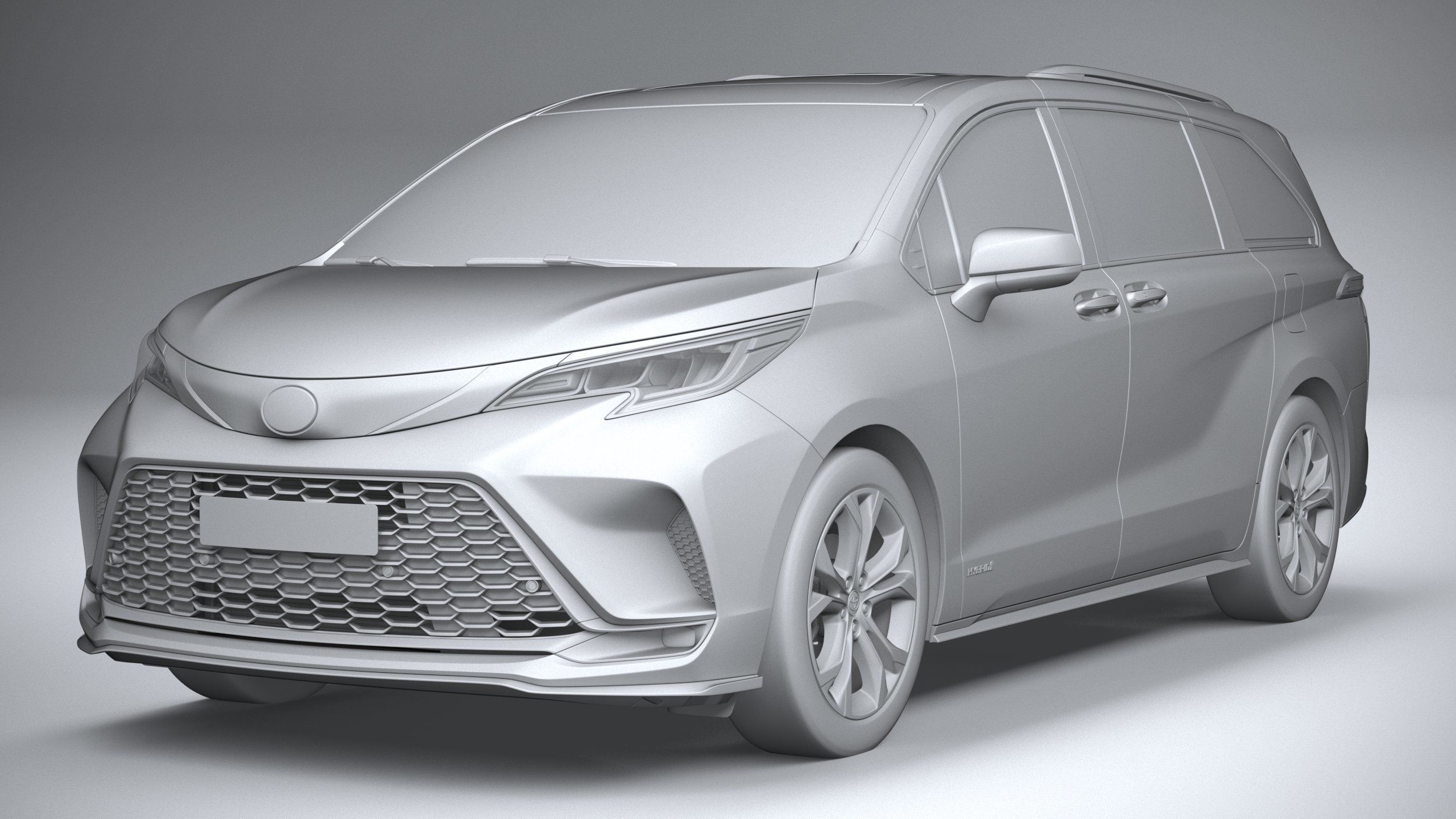 Toyota Sienna XSE 2021 3D model_20