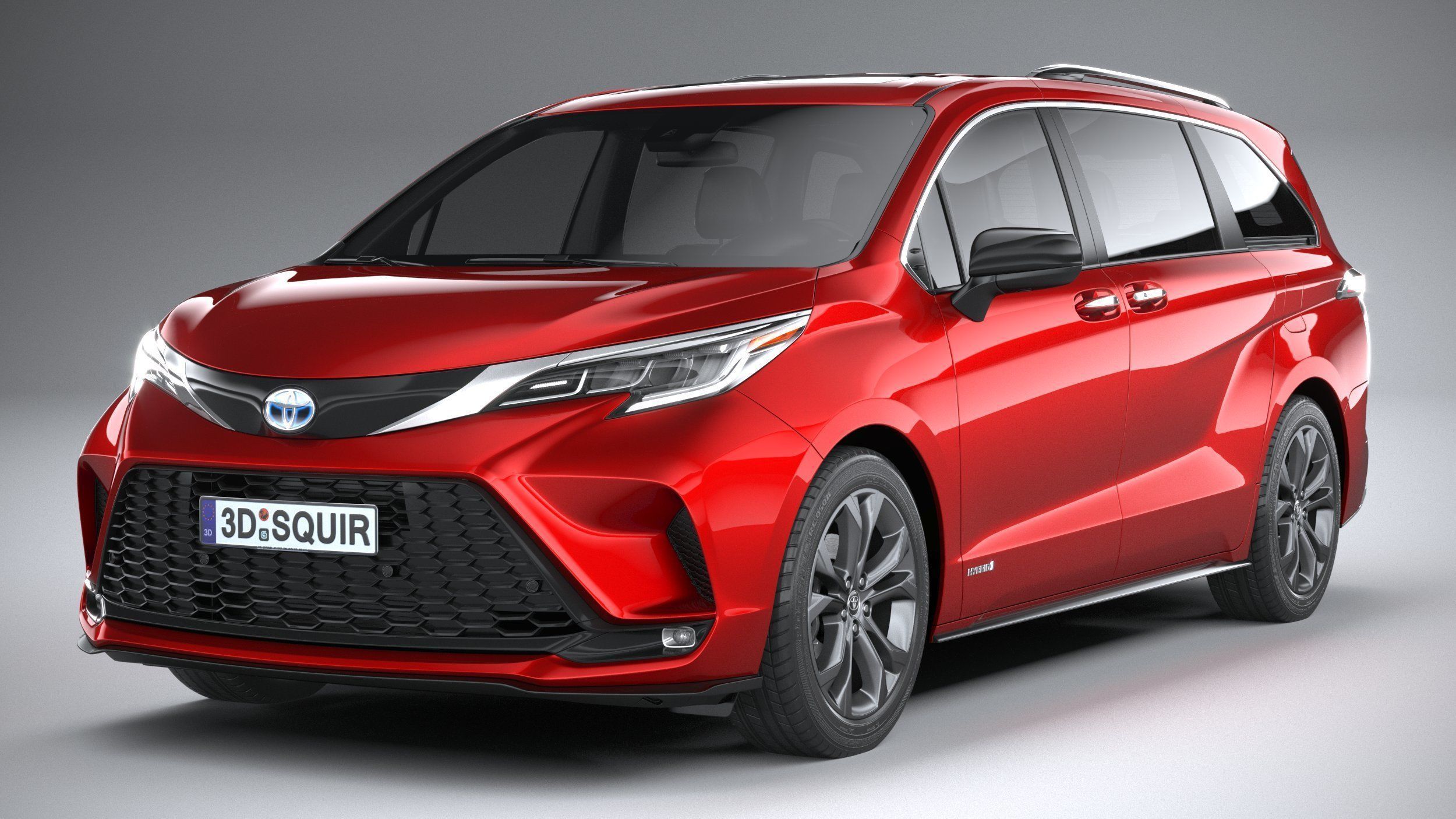 Toyota Sienna XSE 2021 3D model_2