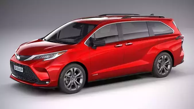 Toyota Sienna XSE 2021 3D model