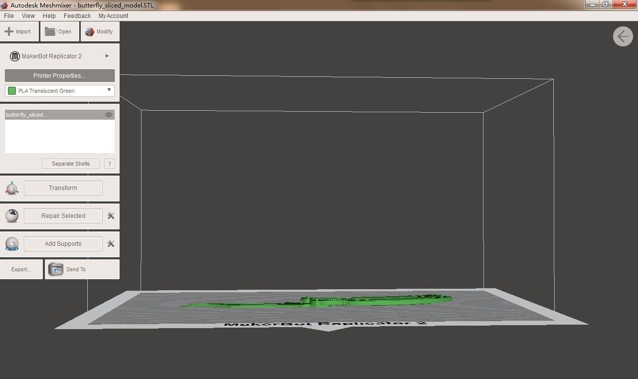 butterfly knife 3d 3D print model_3