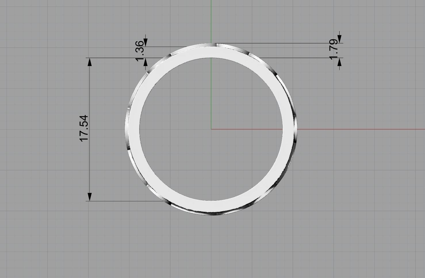 Ring with holes 3D model 3D print model_2