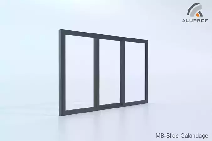 Aluprof MB-Slide Galandage 002 M-0371 Free 3D model
