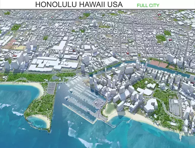 Honolulu City Hawaii USA