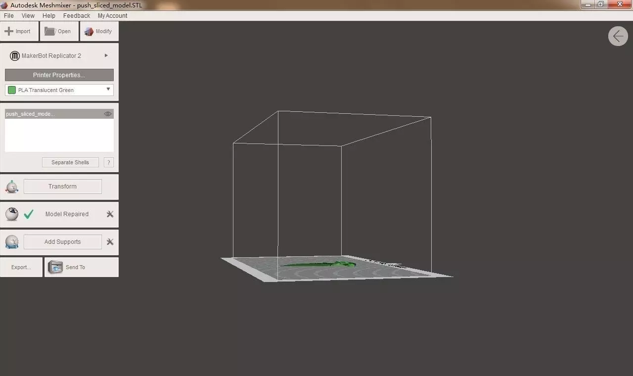 push knife 3D print model_0