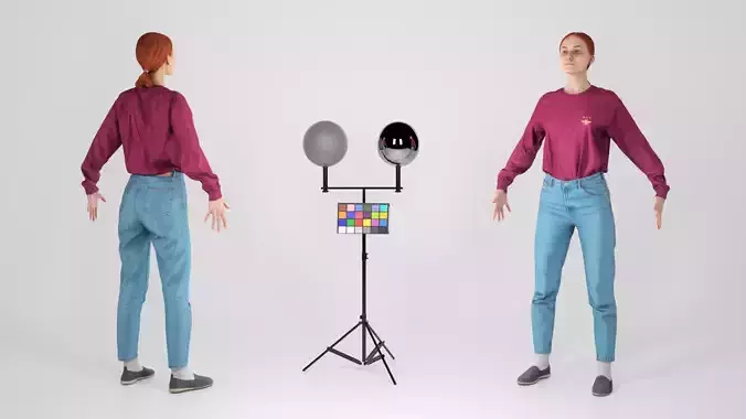 Young pretty woman in casual style 187