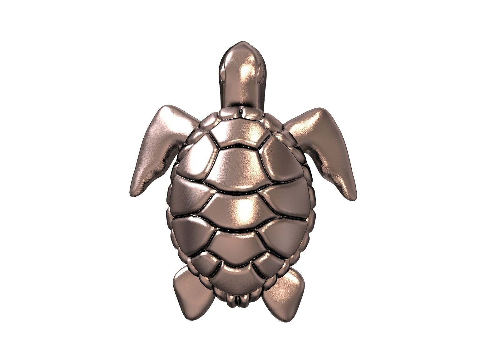 Turtle sea 3d print model 3D print model_3