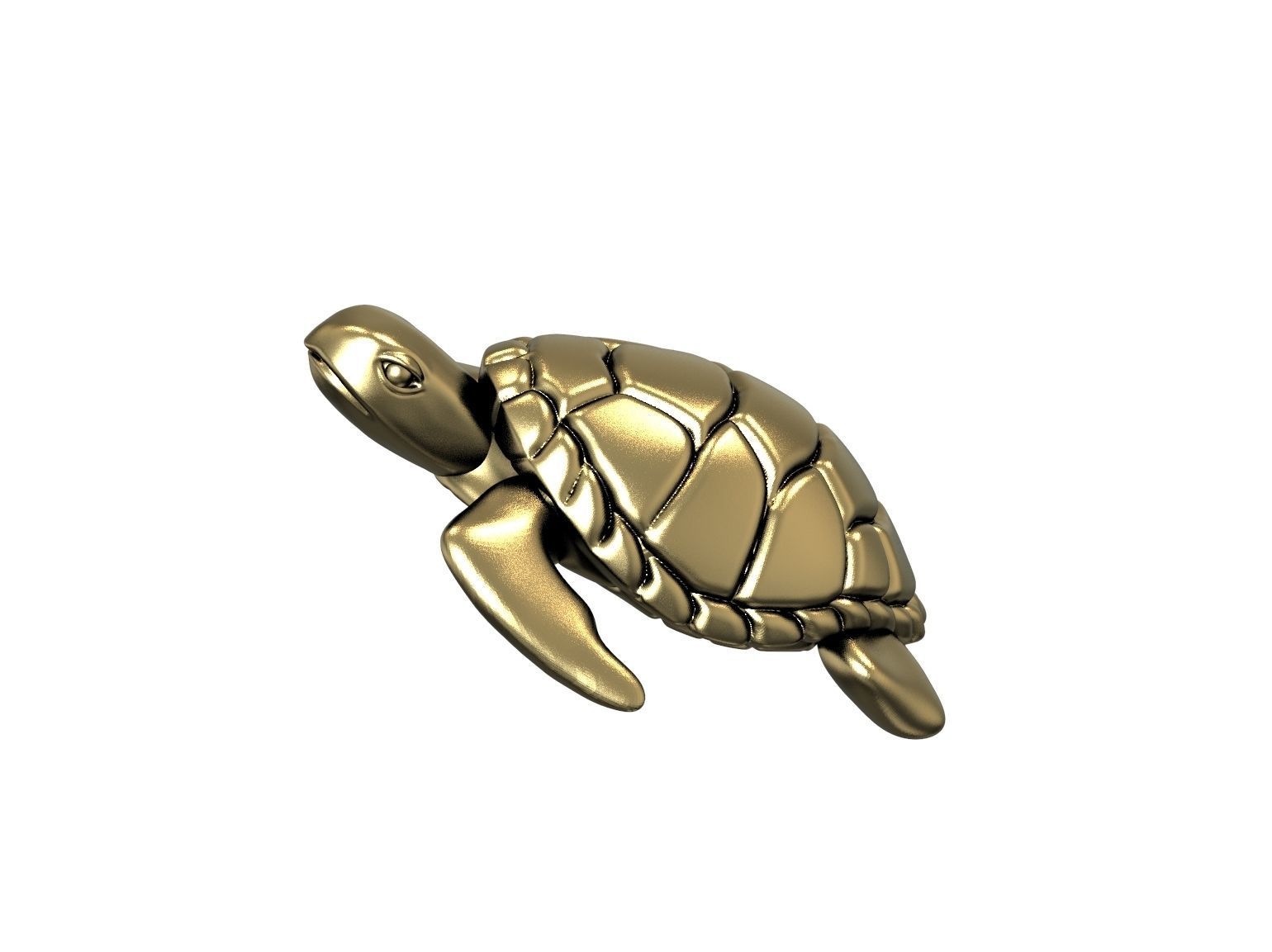 Turtle sea 3d print model 3D print model_61