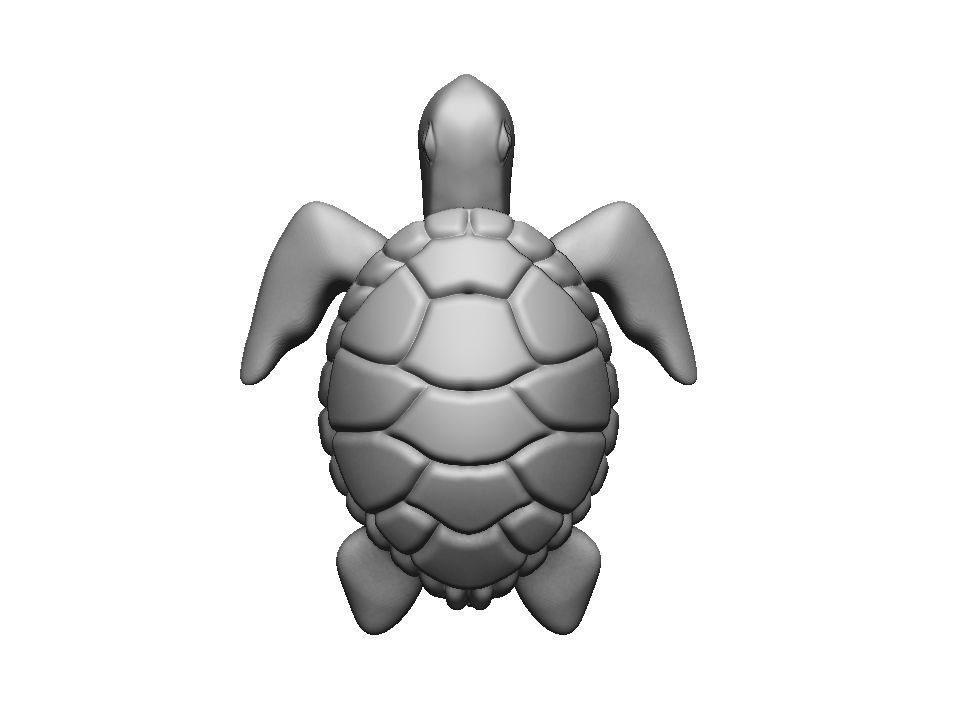 Turtle sea 3d print model 3D print model_45