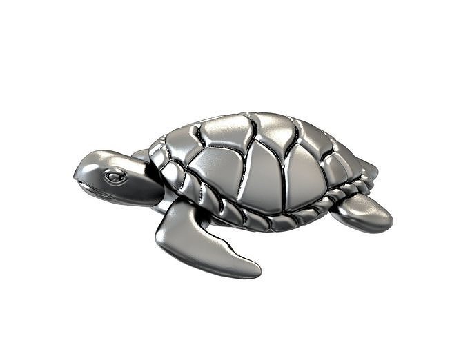 Turtle sea 3d print model 3D print model