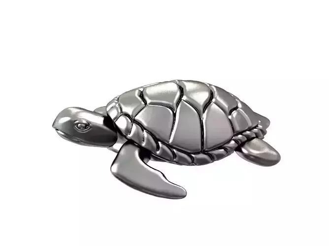 Turtle sea 3d print model 3D print model