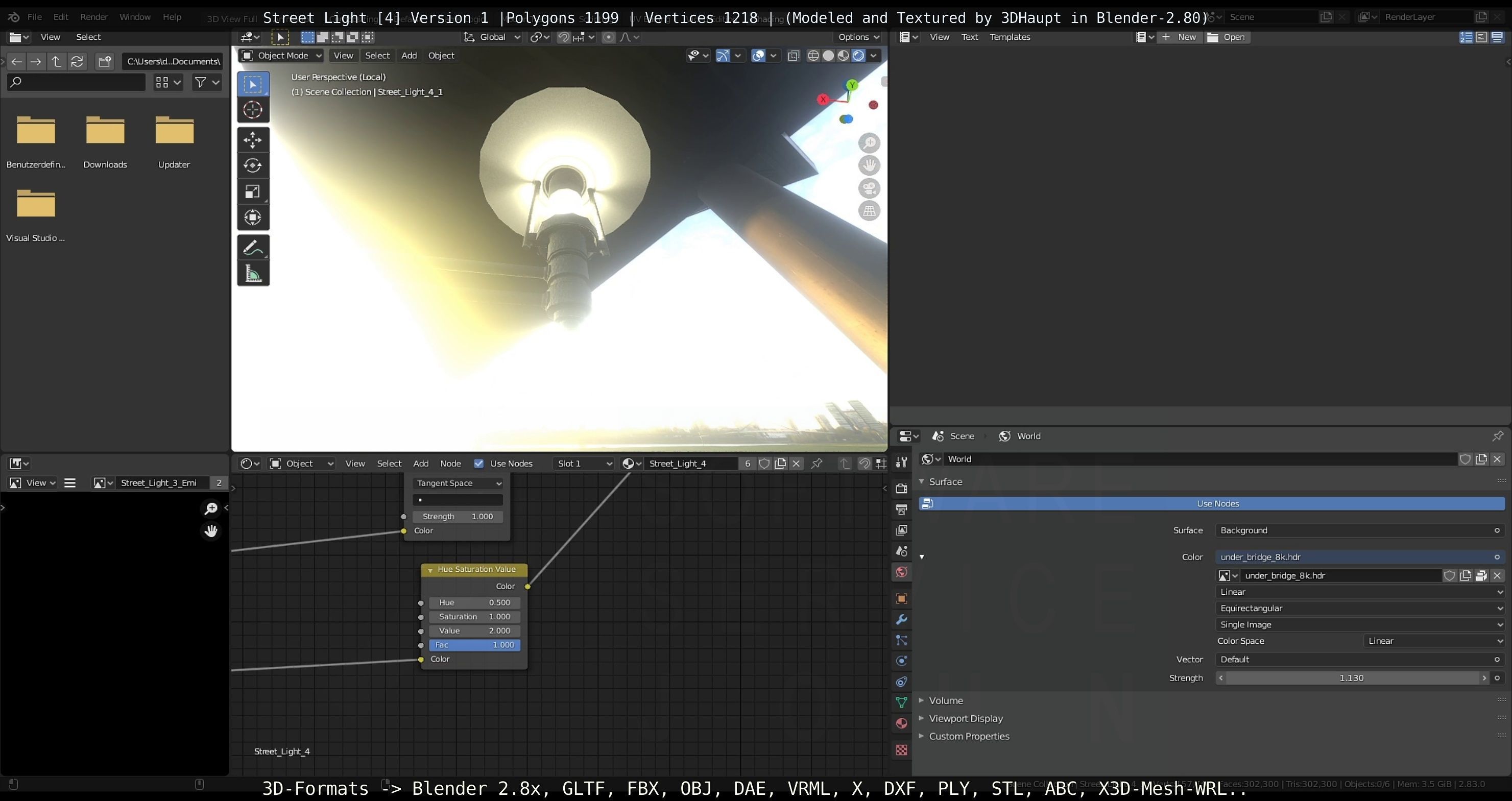 Street Light -4- Object 1 Low-poly 3D model_11