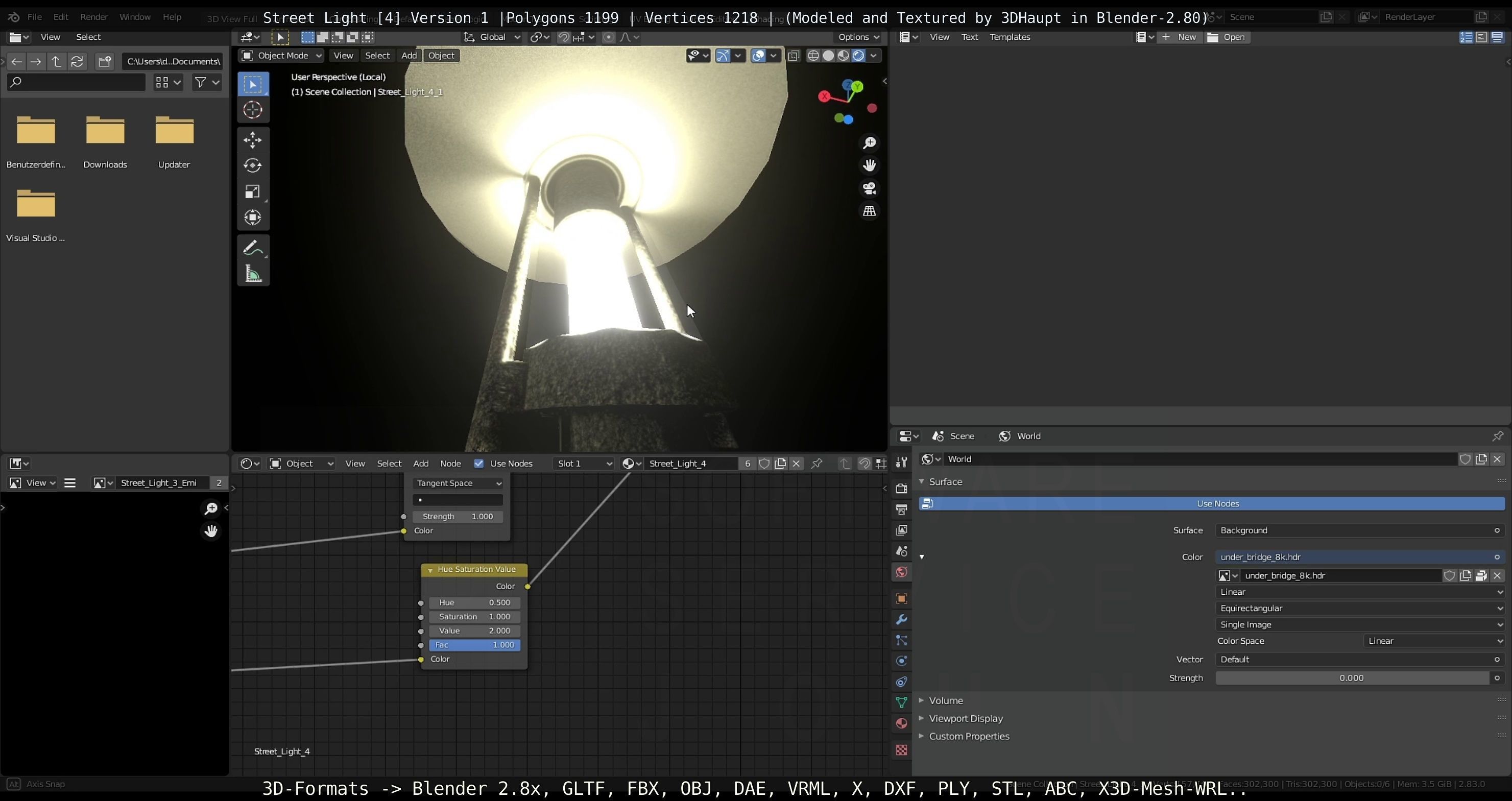 Street Light -4- Object 1 Low-poly 3D model_4