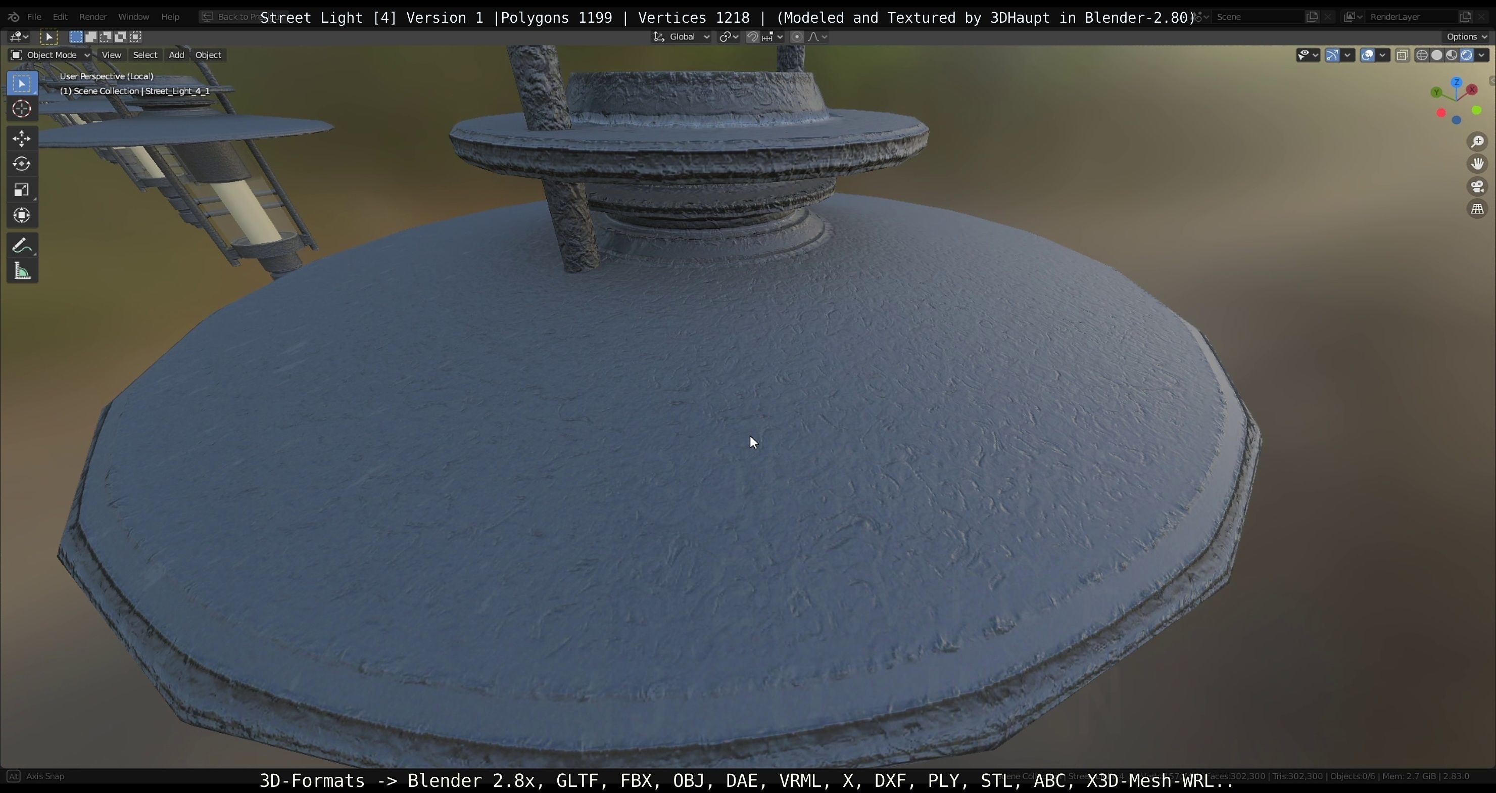 Street Light -4- Object 1 Low-poly 3D model_24