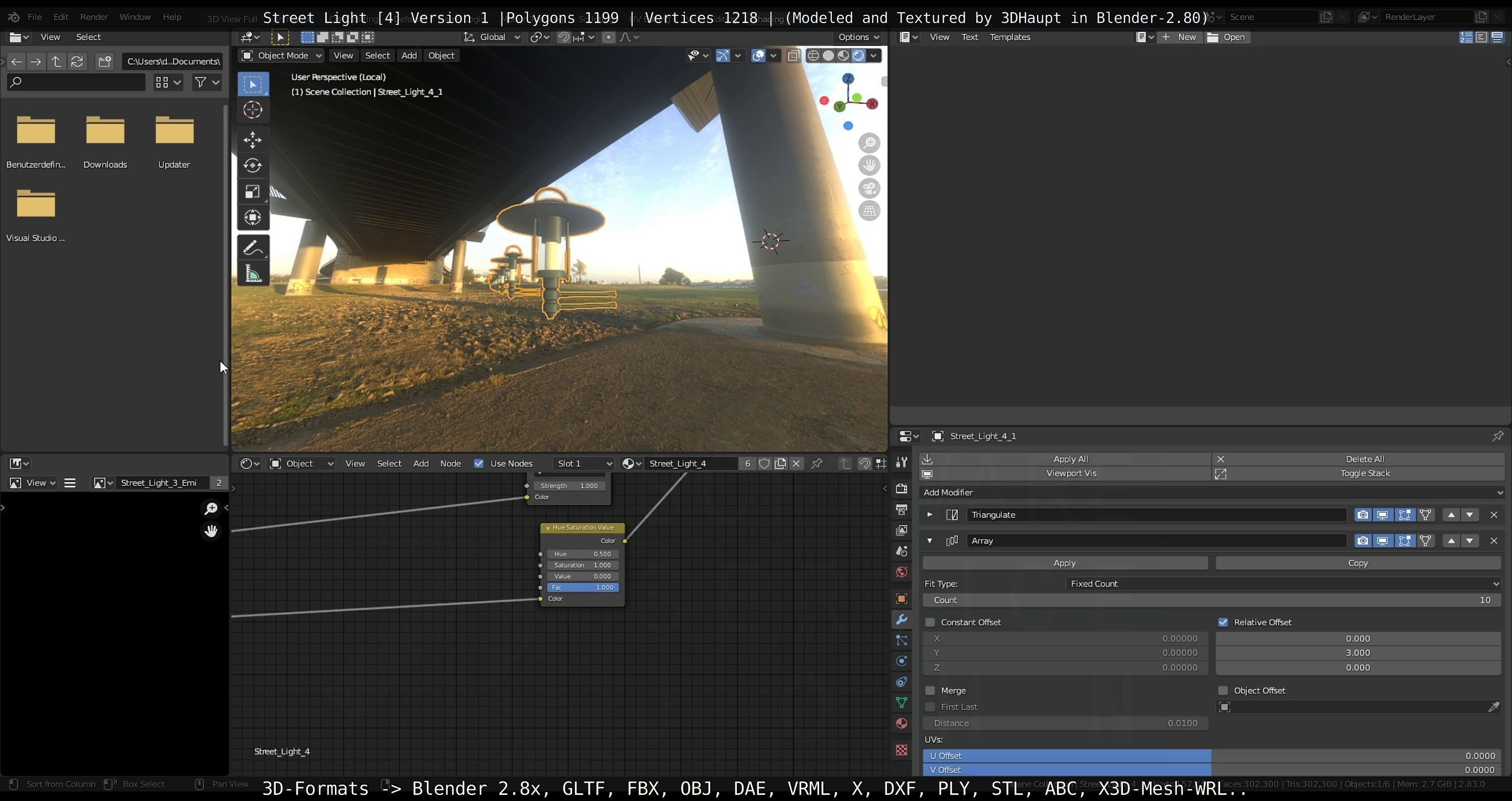Street Light -4- Object 1 Low-poly 3D model_23