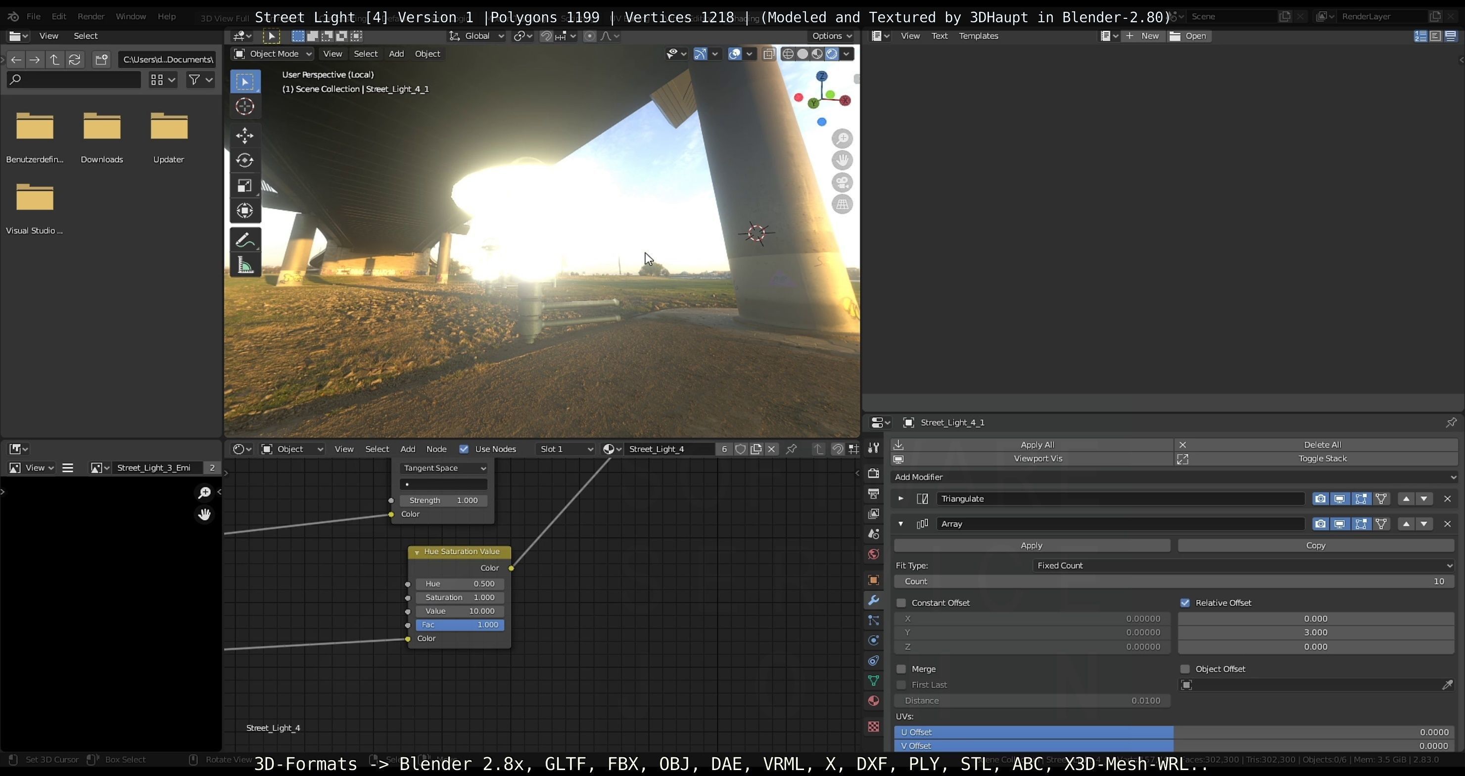 Street Light -4- Object 1 Low-poly 3D model_30