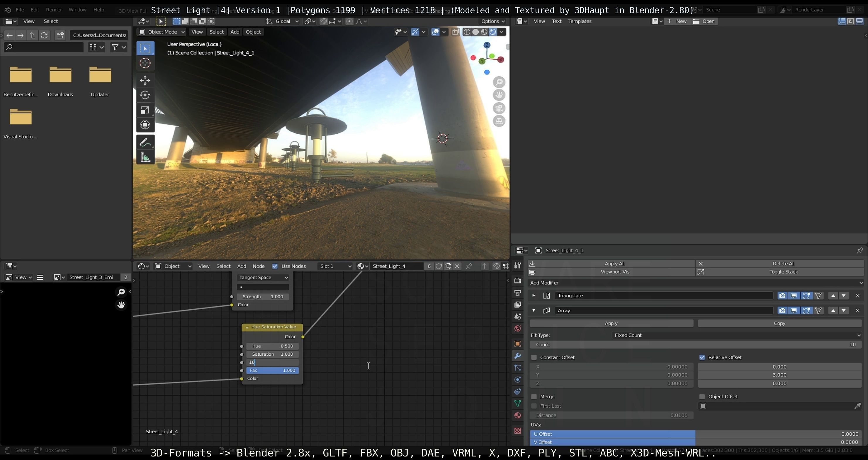 Street Light -4- Object 1 Low-poly 3D model_25