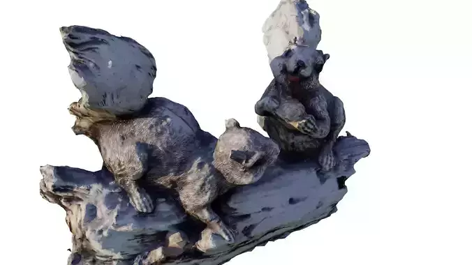 Squirrel Decoration 3D Scan