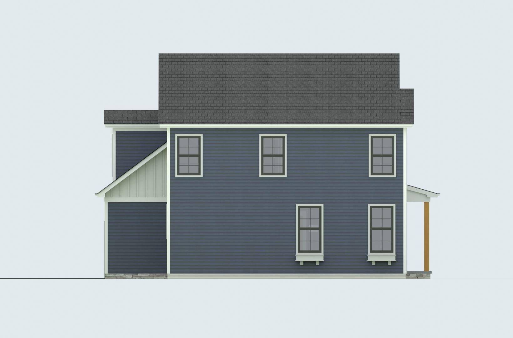Cape Cod House 17 3D model_5