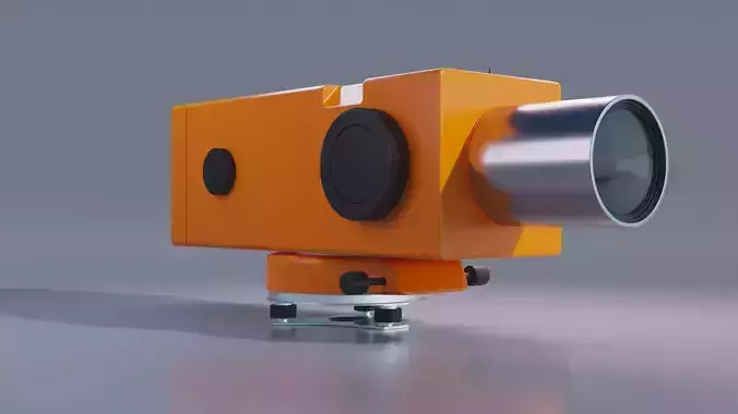 Theodolite - Leveling Machine Free 3D model