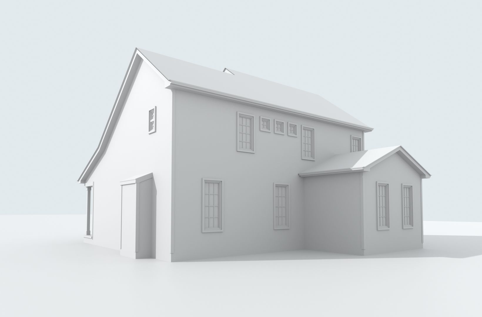 Cape Cod House 19 3D model_9