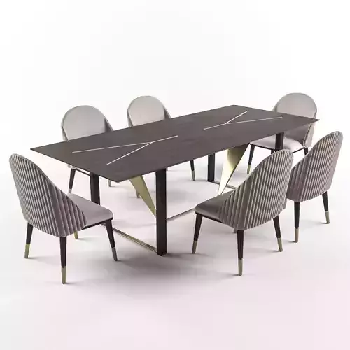 Table Prisma and chair Diva S-b