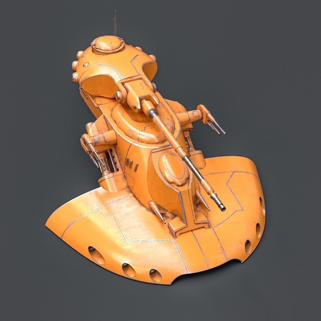 Star Wars AAT Battle Tank 3D Print Ready Model Kit 3D print model_2