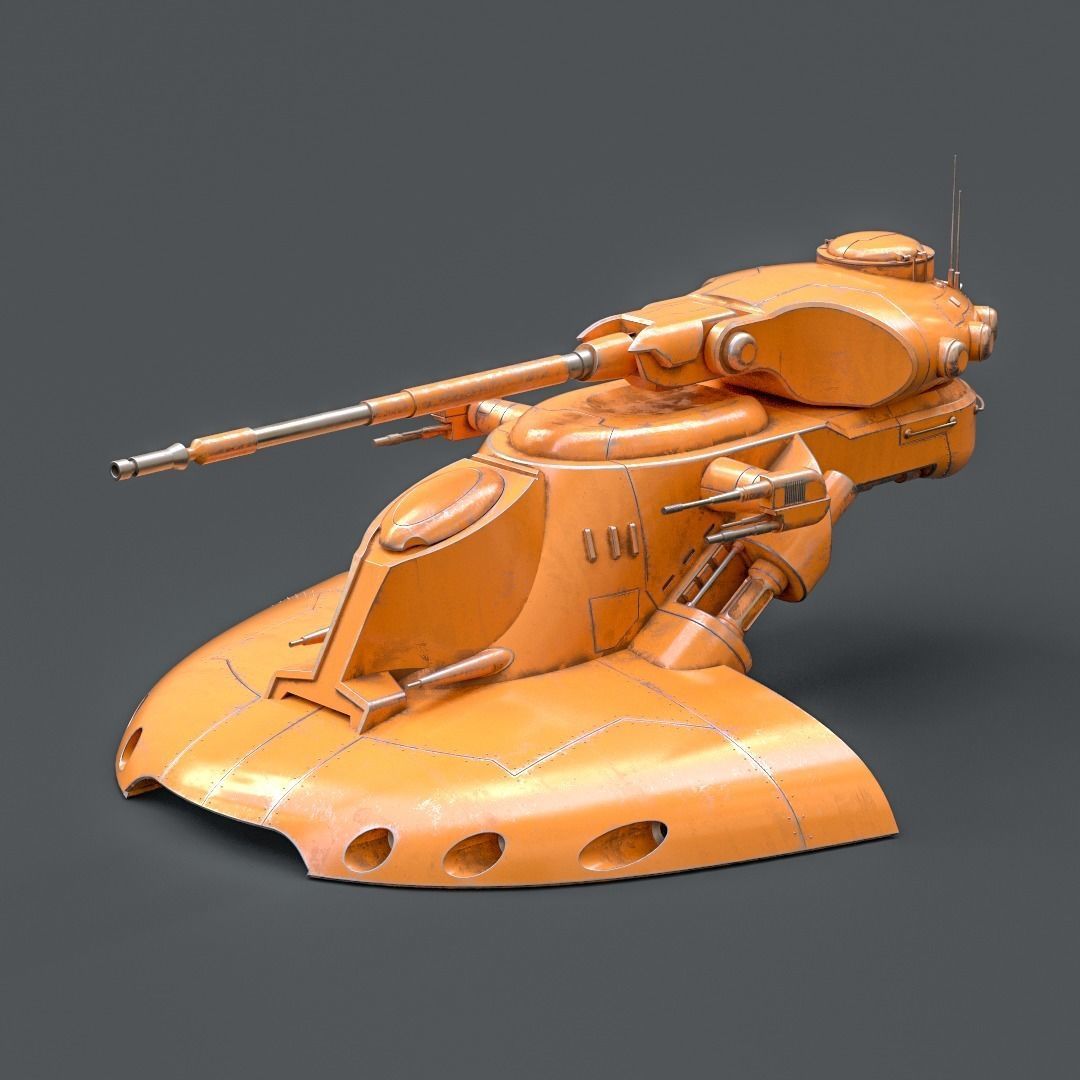 Star Wars AAT Battle Tank 3D Print Ready Model Kit 3D print model_1