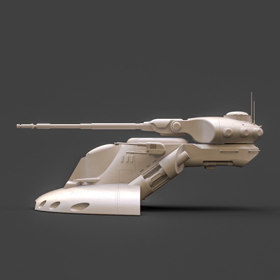 Star Wars AAT Battle Tank 3D Print Ready Model Kit 3D print model_8