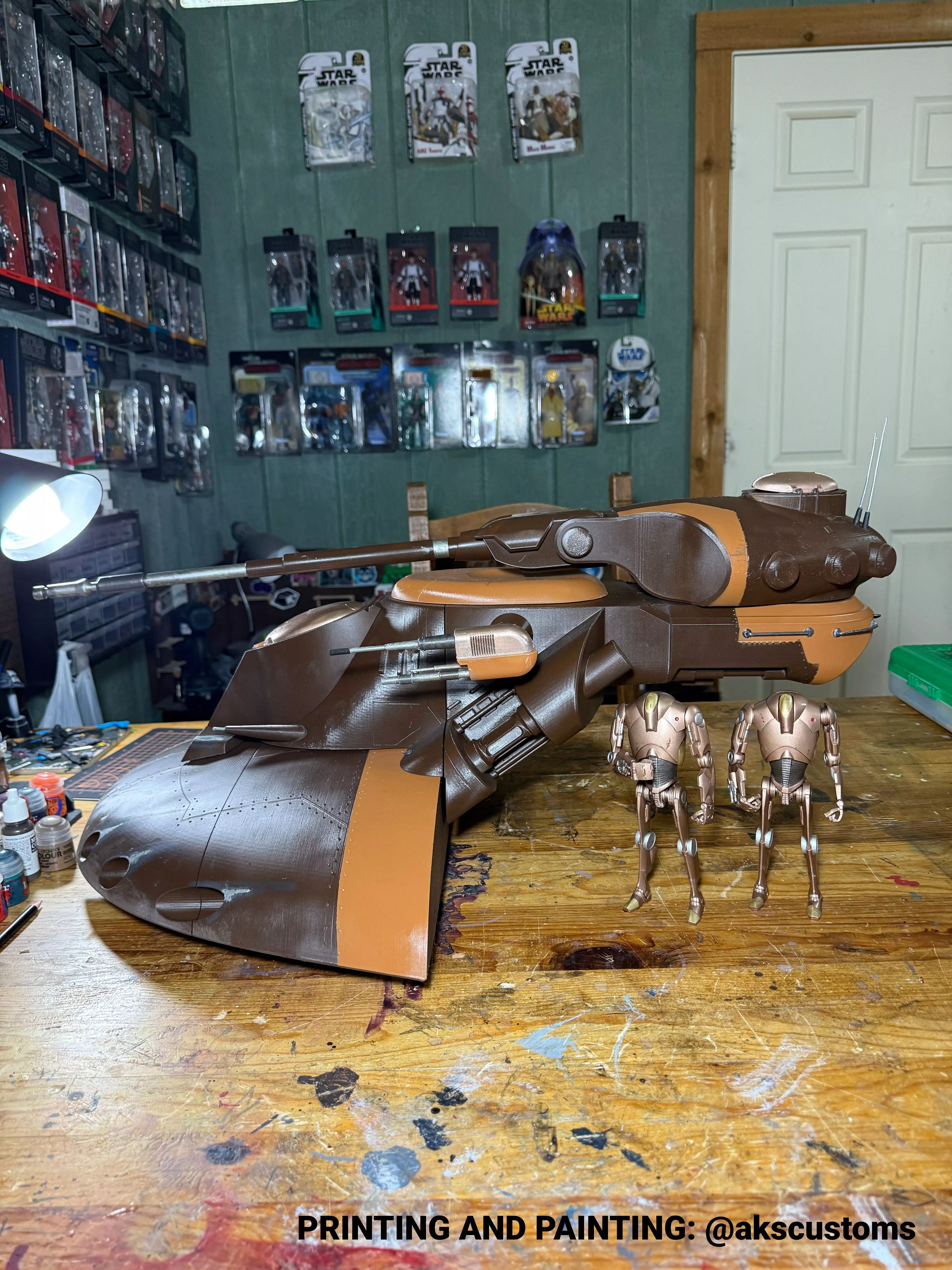 Star Wars AAT Battle Tank 3D Print Ready Model Kit 3D print model_18