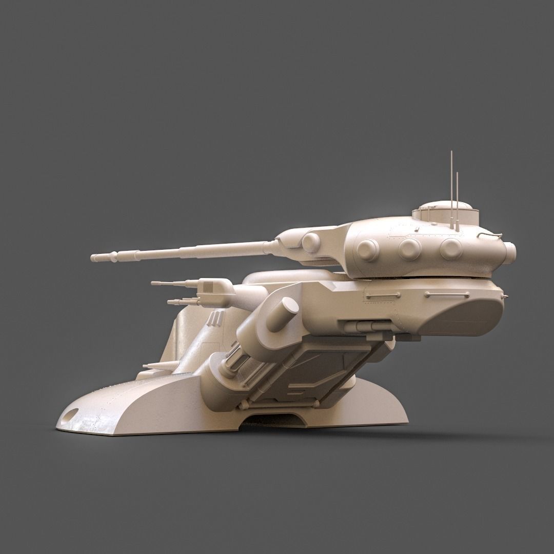 Star Wars AAT Battle Tank 3D Print Ready Model Kit 3D print model_9