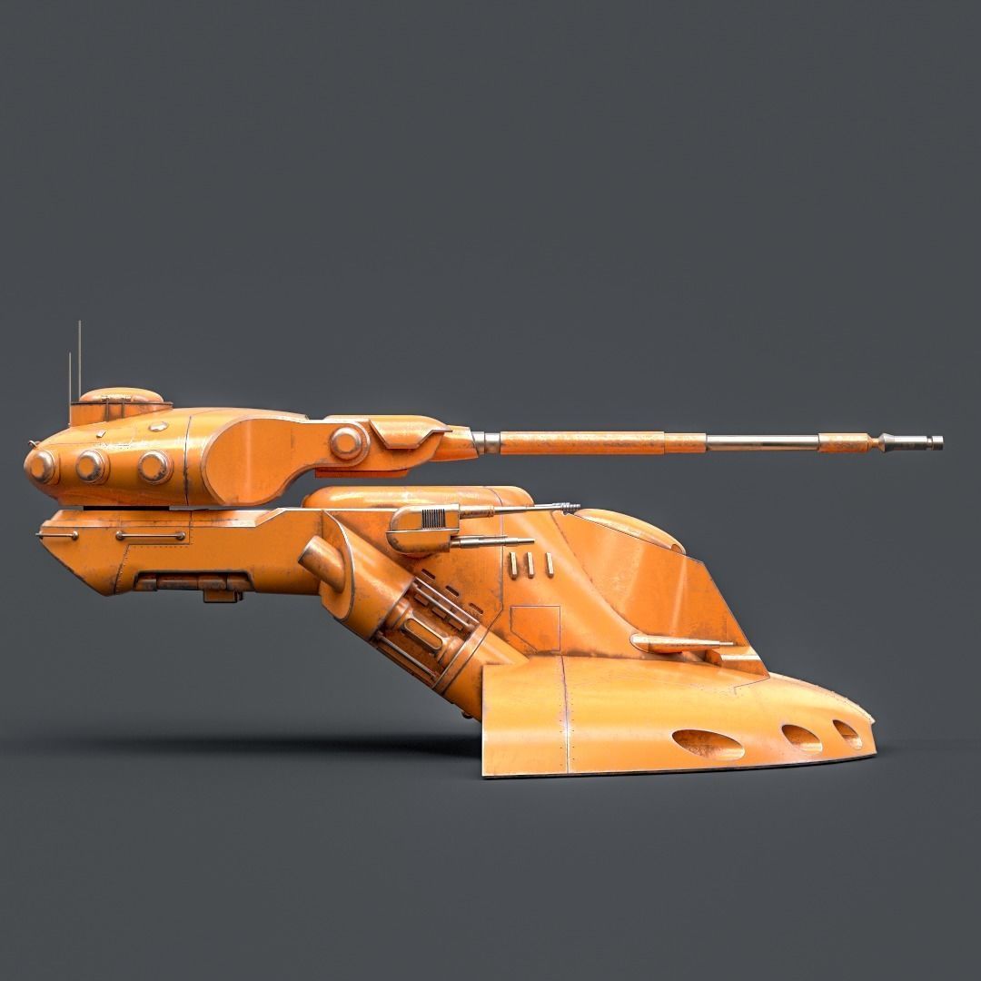 Star Wars AAT Battle Tank 3D Print Ready Model Kit 3D print model_4