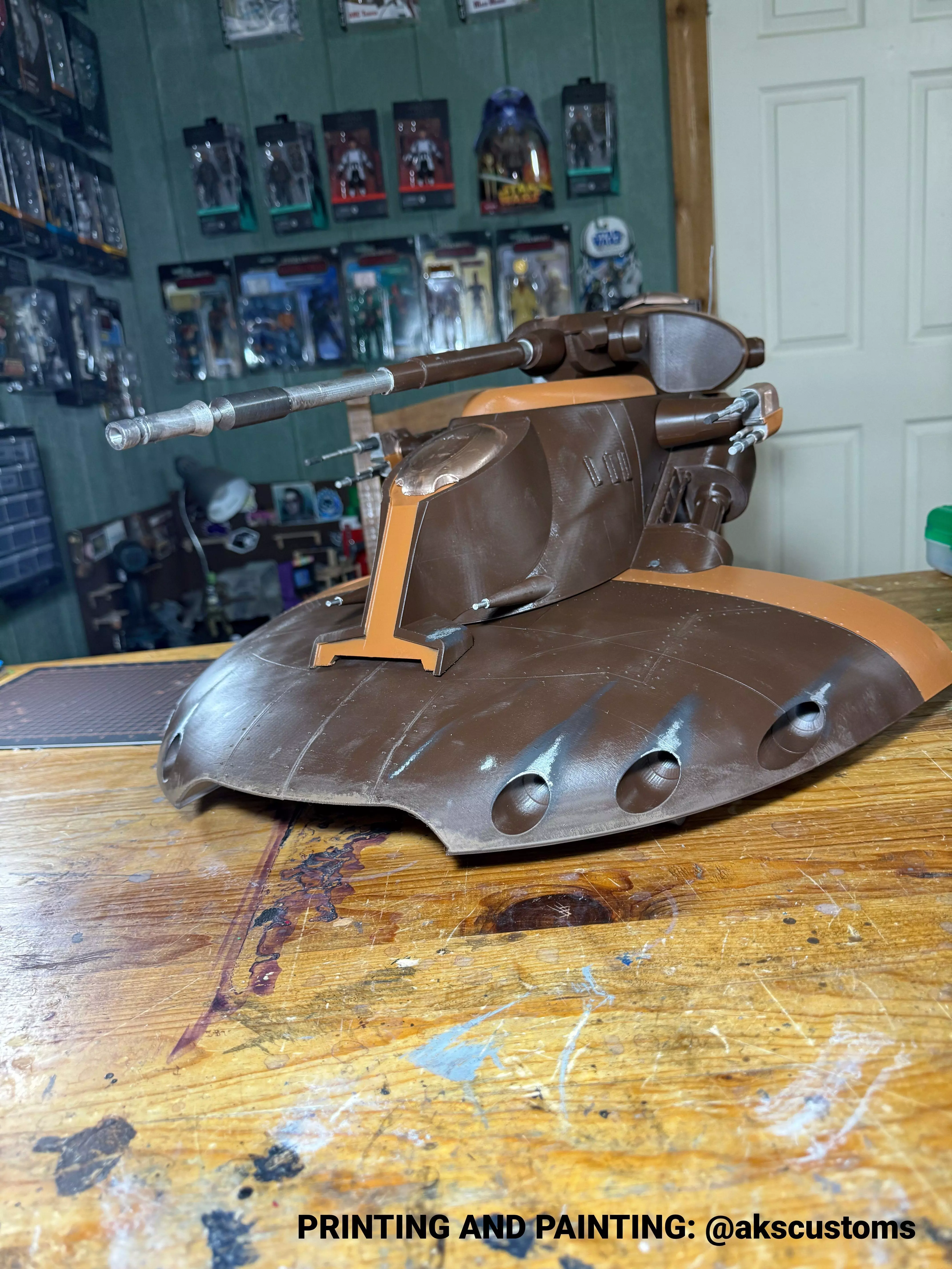 Star Wars AAT Battle Tank 3D Print Ready Model Kit 3D print model_19