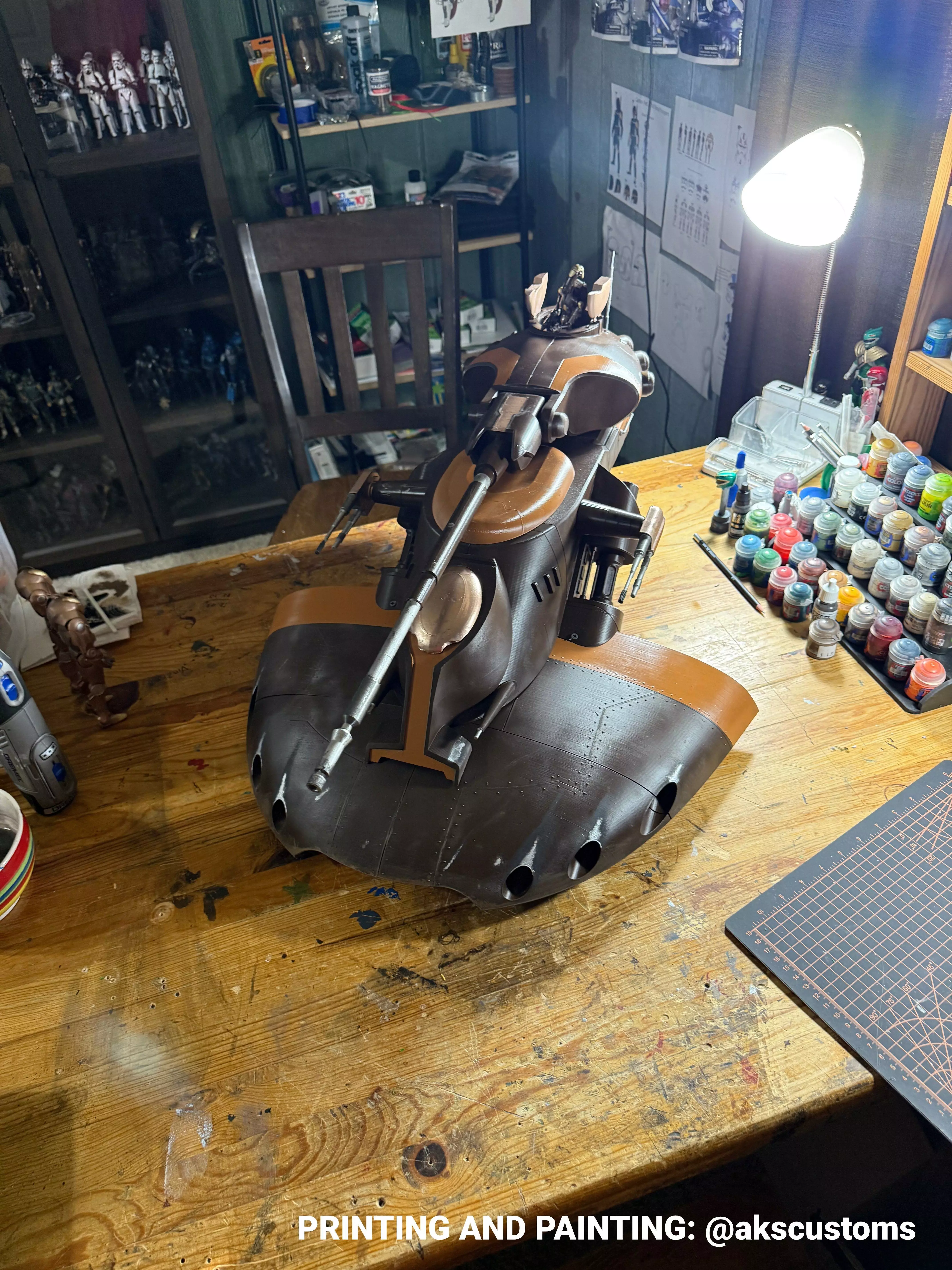 Star Wars AAT Battle Tank 3D Print Ready Model Kit 3D print model_20