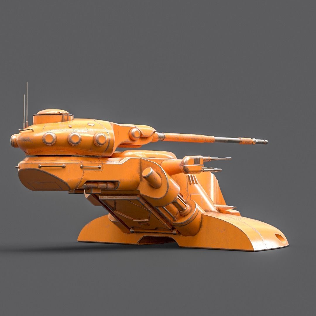 Star Wars AAT Battle Tank 3D Print Ready Model Kit 3D print model_5