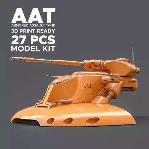 Star Wars AAT Battle Tank 3D  Print Ready Model Kit