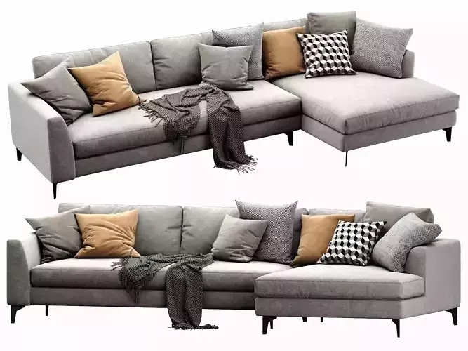 Meridiani Louis Up Chaise Lounge