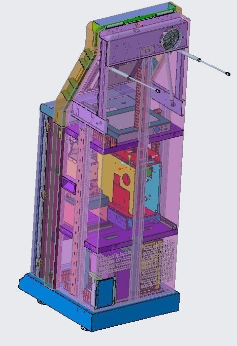 Parking charge machine 3D model_7