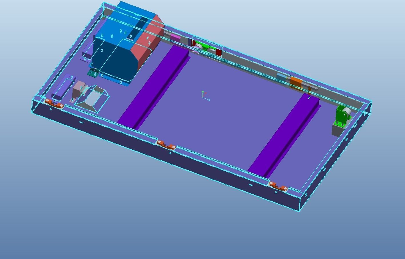 Parking charge machine 3D model_8