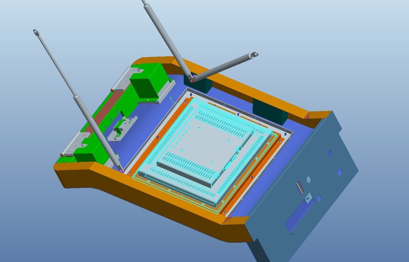 Parking charge machine 3D model_10