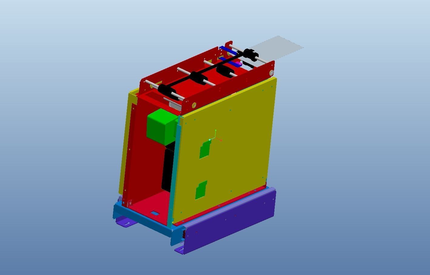 Parking charge machine 3D model_4