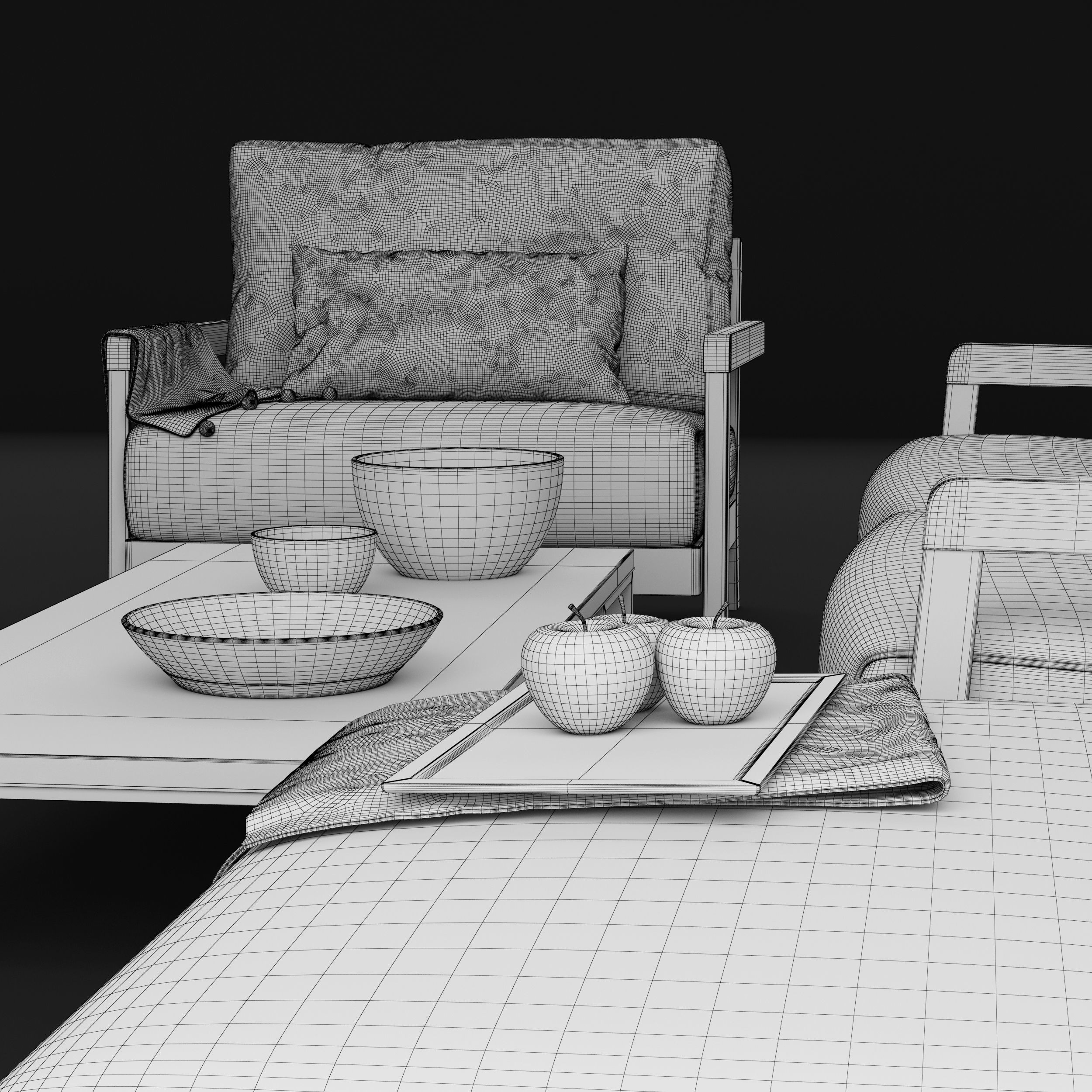 Gervasoni Win 2 Set 3D model_6