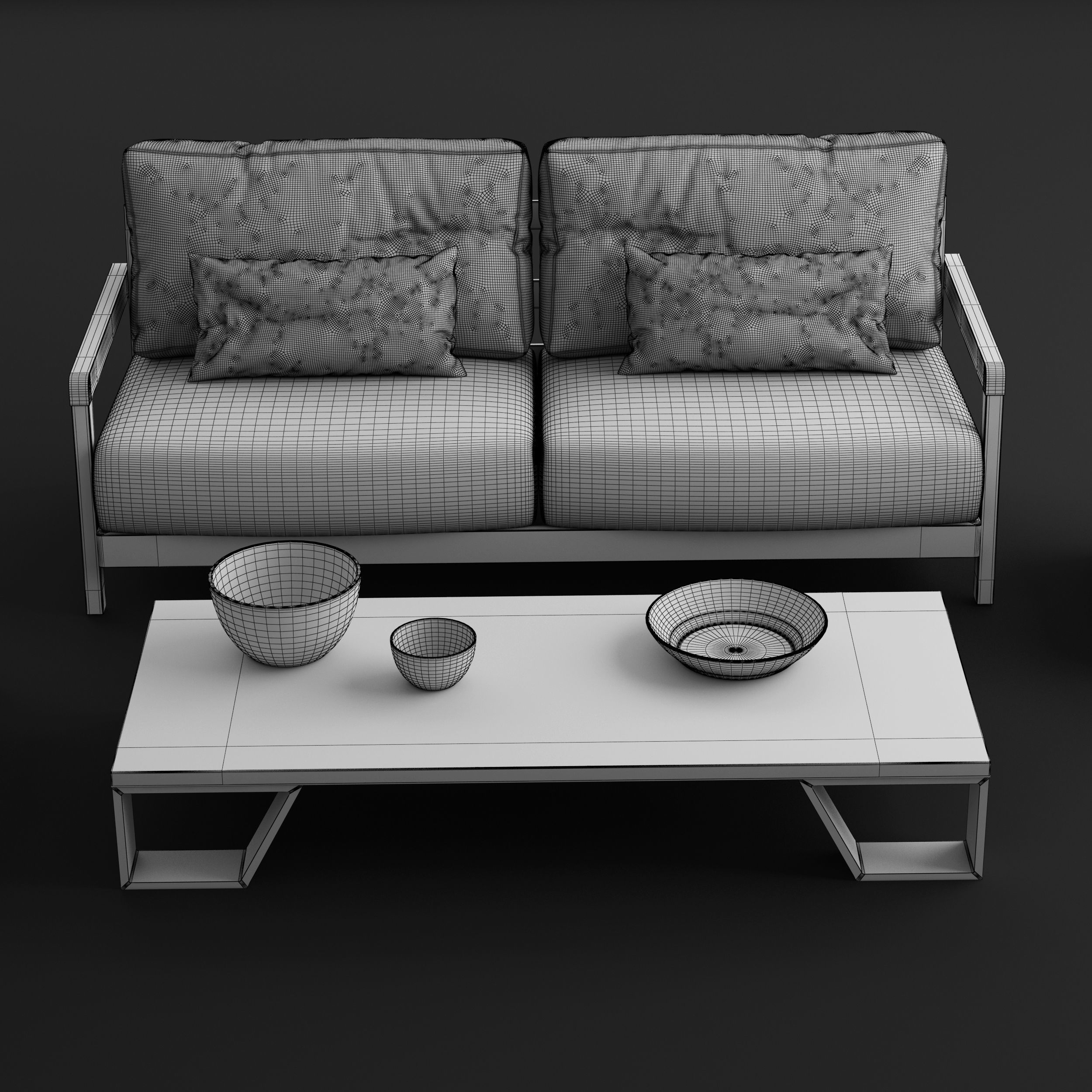 Gervasoni Win 2 Set 3D model_5