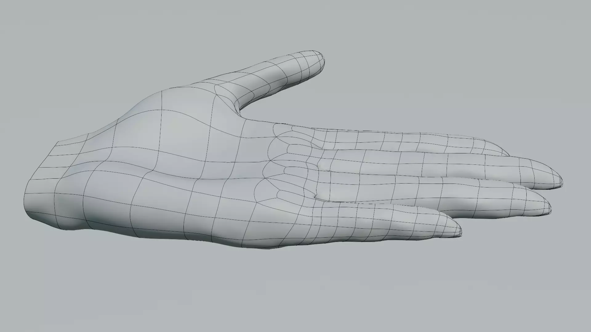 Female hand  Free 3D model_0