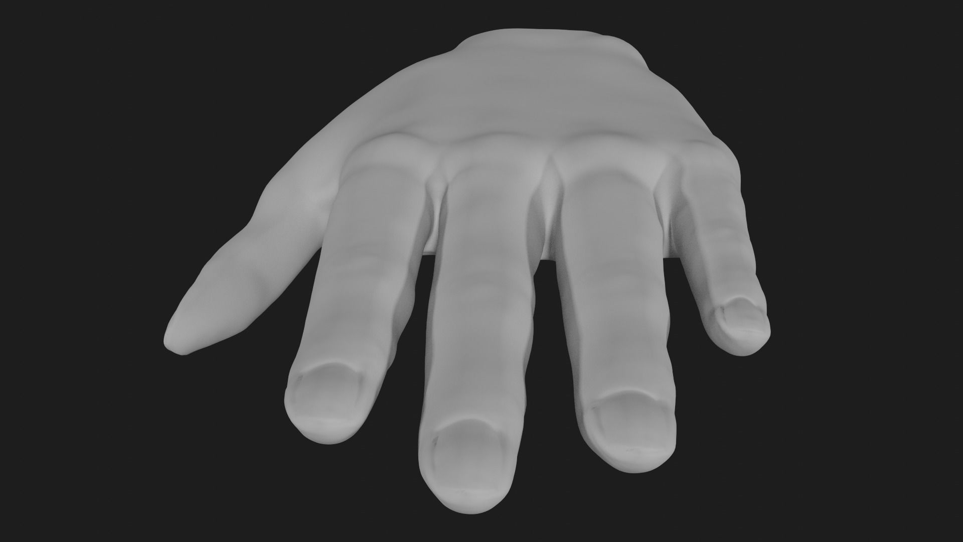 Female hand  Free 3D model_6