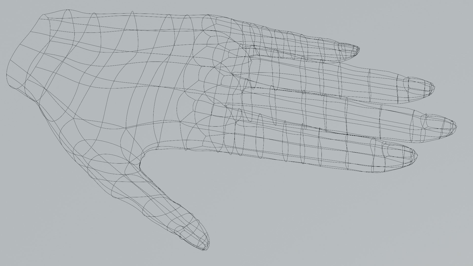 Female hand  Free 3D model_17