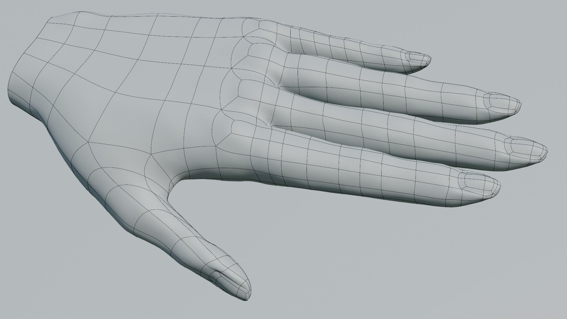 Female hand  Free 3D model_16