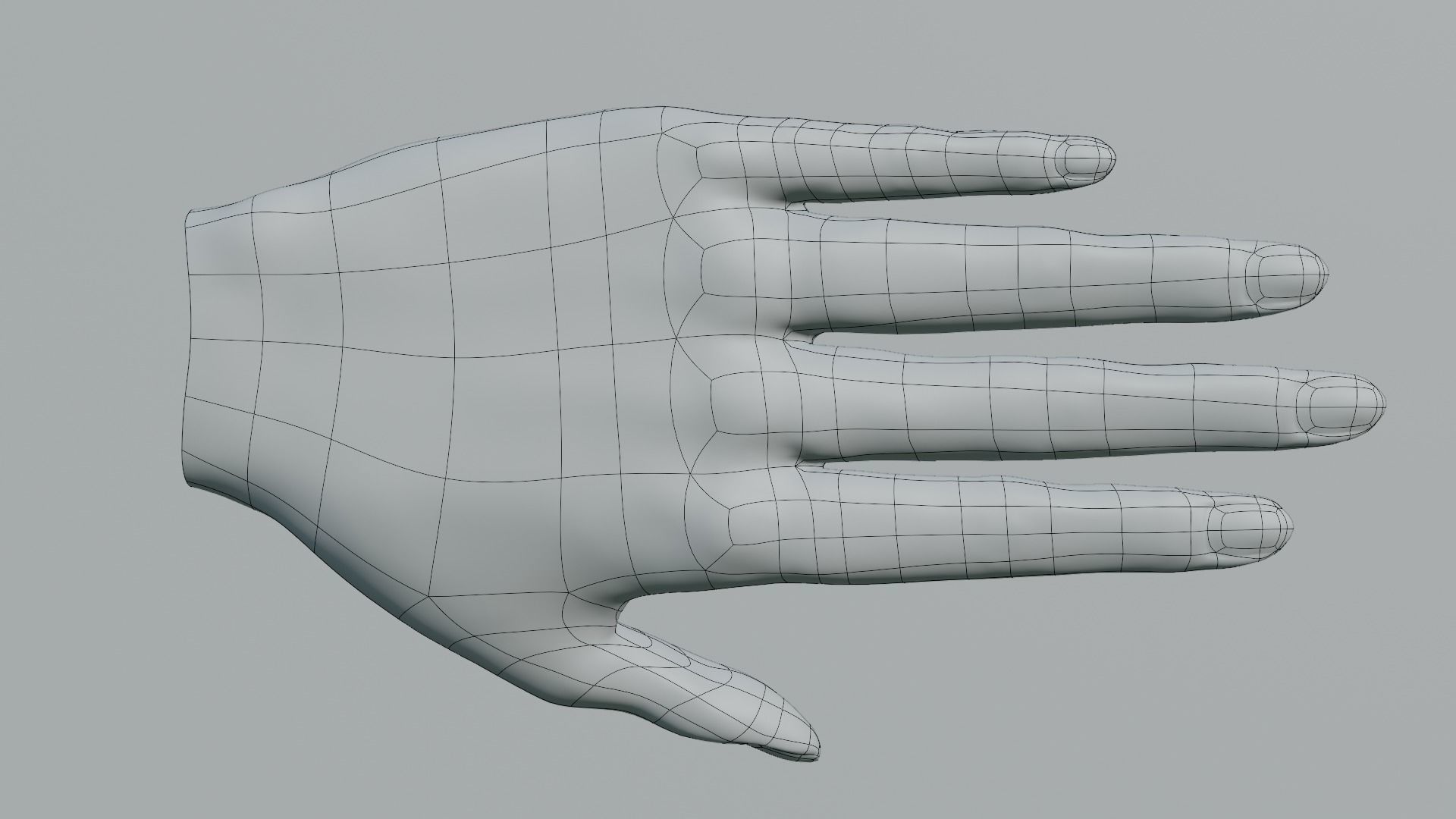 Female hand  Free 3D model_14